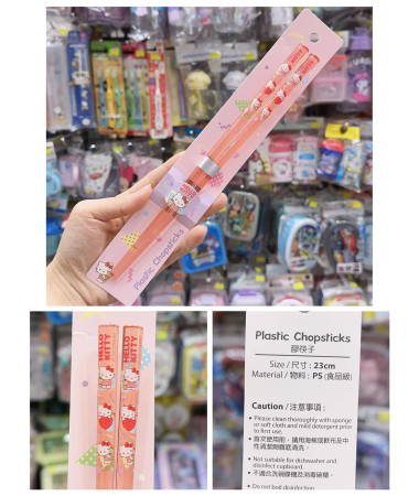 Hello Kitty 食品級膠筷子