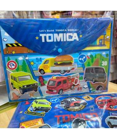 Tomica  A4 文件袋 膠A4 拍鈕袋