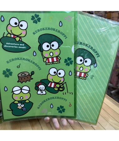 Keroppi A4 文件套 膠快勞