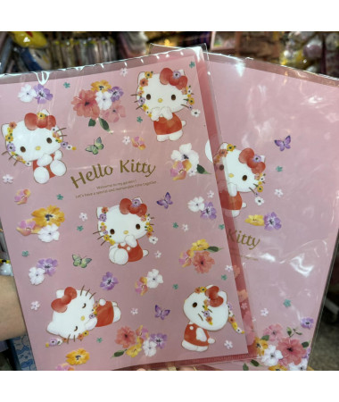 Hello Kitty A4 文件套 膠快勞