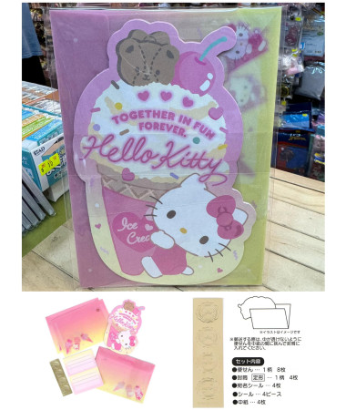 🇯🇵日本直送🇯🇵 Hello kitty 信紙信封套裝