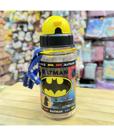 Batman 蝙蝠俠 飲管水壺 連 孭帶