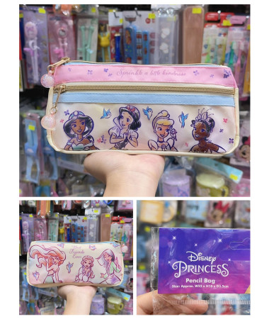 Disney Princess 迪士尼公仔雙拉鍊筆袋