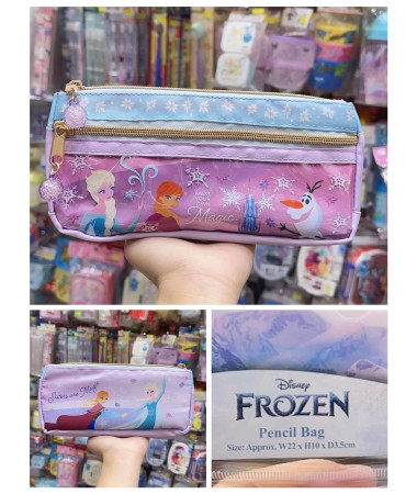 Frozen Elsa Anna 雙拉鍊筆袋