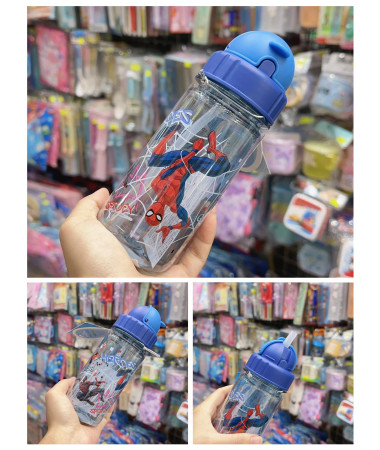 Spider Man 蜘蛛俠飲管水樽 250ml