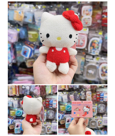 🇯🇵日本直送🇯🇵 Hello Kitty 針織公仔吊飾匙扣