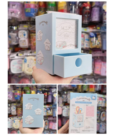 Cinnamoroll 玉桂狗筆筒連抽屜(內有50張便條紙)