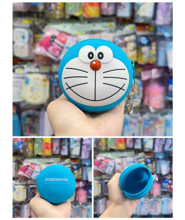 🇯🇵日本直送🇯🇵 Doraemon 多啦A夢矽膠拉鍊散銀包