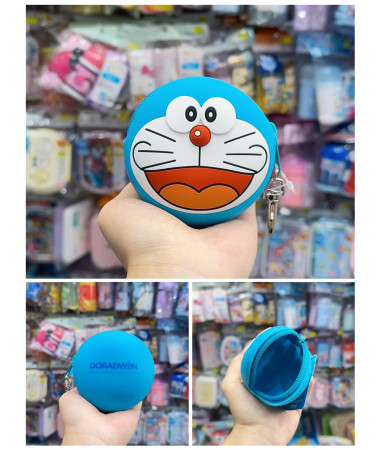 🇯🇵日本直送🇯🇵 Doraemon 多啦A夢矽膠拉鍊散銀包