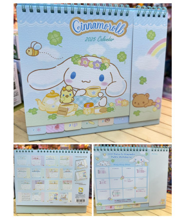 Cinnamoroll 玉桂狗 2025 年座枱月曆