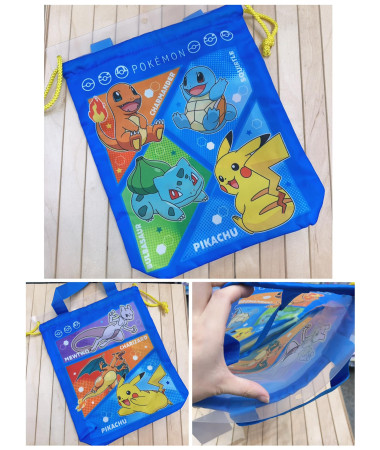 Pokemon 比卡超手挽索繩袋