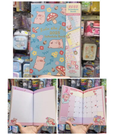 Lulu 豬 2025 年行事曆 Schedule Book