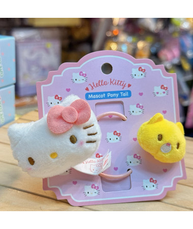 Hello Kitty  頭型公仔頭飾 頭髮橡筋