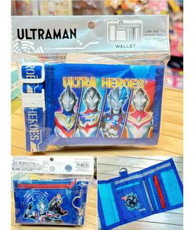 Ultraman 銀包 連 掛頸帶