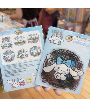 Cinnamoroll 玉桂狗 透明 貼紙