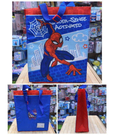 Spider Man 蜘蛛俠高身小食袋(有拉鍊及內有水樽位)