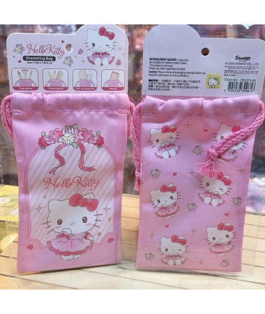 Hello Kitty 布袋索繩袋