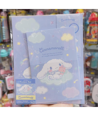 🇯🇵日本直送🇯🇵 Cinnamoroll 玉桂狗信紙套裝