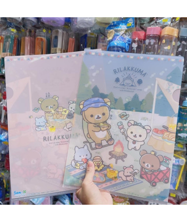 🇯🇵日本直送🇯🇵 Rilakkuma 鬆弛熊 A4 文件夾